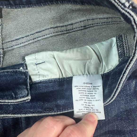 Judy Blue Women’s Flare Jeans Size 11/30 Dark Wash Studded Sides Frayed Hem - Picture 5 of 5